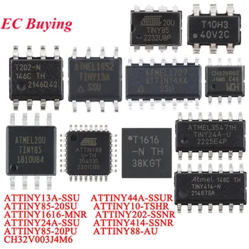 ATTINY85 ATTINY85-20SU TINY85 ATTINY202-SSNR ATTINY1616-MNR ATTINY44A ATTINY13A ATTINY10 tinyAVR (20 Stück)