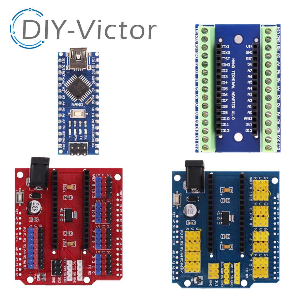 NANO IO Shield V3.0 3.0 Controller Terminal Adapter Erweiterungsplatine Einfache Erweiterungsplatte