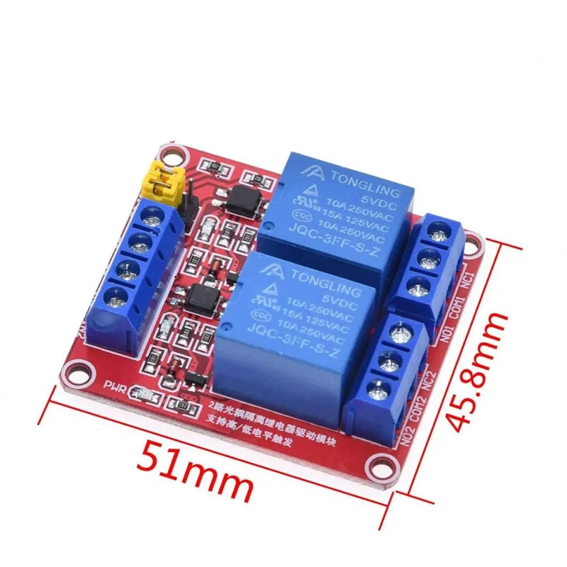 1 2 4 8 Kanal 5 V/12 V Relaismodul-Board-Abschirmung – Bild 5