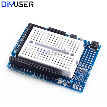 Ardniuo UN0 Proto Shield Erweiterungsboard-Kit mit Mini-Steckbrett SYB-170 für Elektronik-Prototypen
