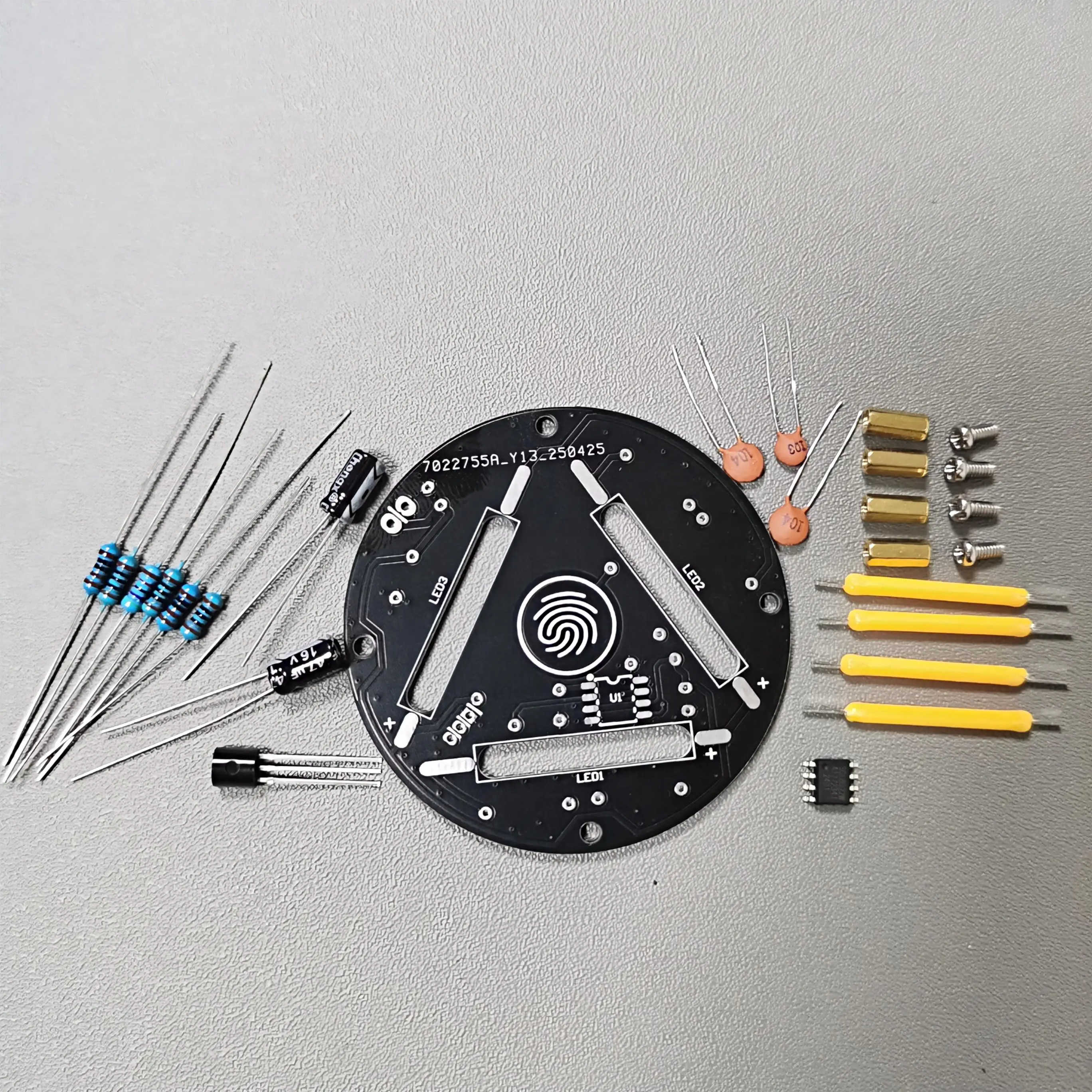 Elektronisches DIY-Technik-Kit Touch Stufenloses Dimmen Kit Elektronische Lötfähigkeiten Üben DIY Hobbyist