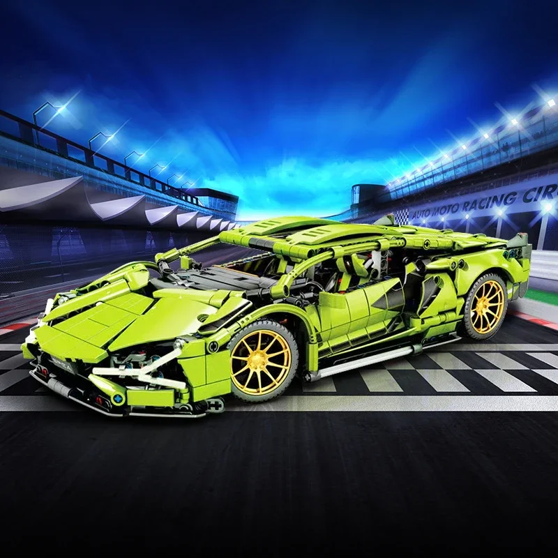 Supersportwagen-Rennmodell Baukasten DIY Mechanischer Hypercar-Bausatz – Bild 5