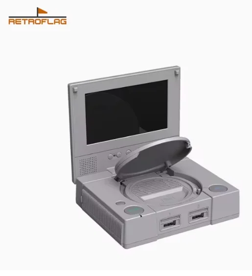 RETROFLAG PiStation Gehäuse Raspberry Pi 4 Gehäuse mit Kühlventilator und 3 Kühlkörpern Pistation LCD-Gehäuse