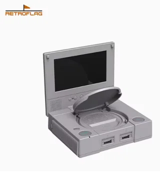 RETROFLAG PiStation Gehäuse Raspberry Pi 4 Gehäuse mit Kühlventilator und 3 Kühlkörpern Pistation LCD-Gehäuse