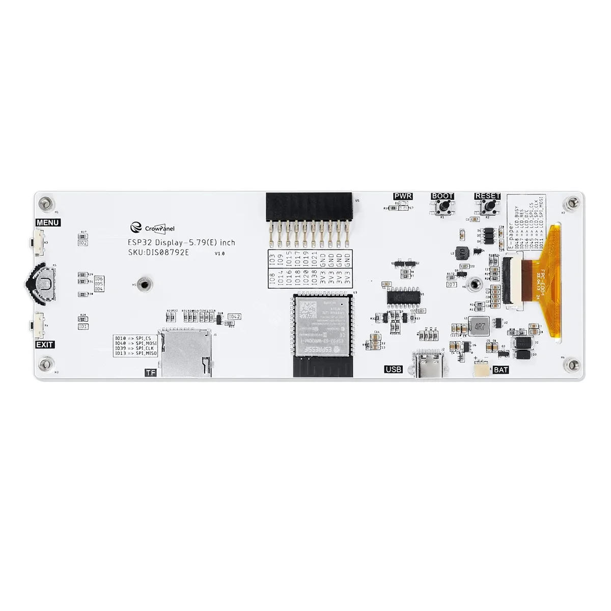 ELECROW ESP32 E-Ink-Display 5,79 Zoll E-Paper HMI-Display Schwarz/Weiß – Bild 6