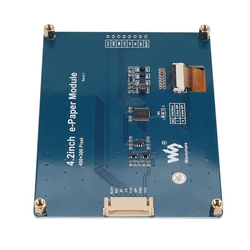 Waveshare 4,2 Zoll E-Ink Display Modul für Raspberry Pi 4 B E-Paper – Bild 4