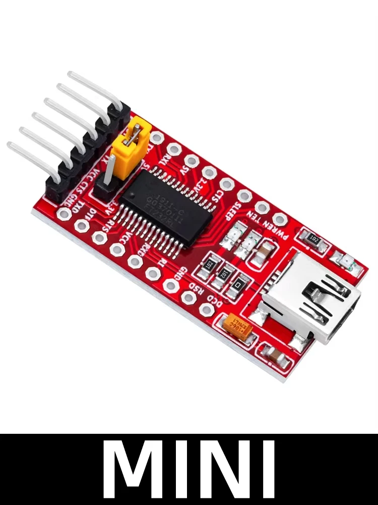 FT232RL FTDI USB 3,3V 5,5V zu TTL Seriell-Adaptermodul für Arduino FT232 Pro Mini USB zu TTL 232 Typ-C