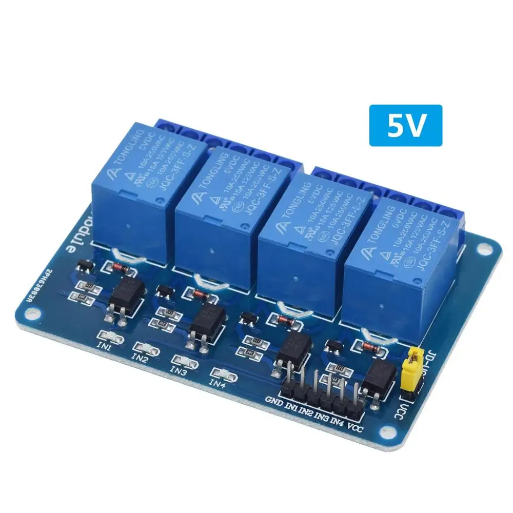 5V 12V 24V Relaismodul mit Optokoppler-Relaisausgang 1 2 4 6 – Bild 4