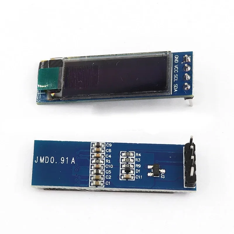 0,91 inch OLED modul 0.91 "weiß/Blau OLED 128X32 OLED LCD LED SSD1306 – Bild 2