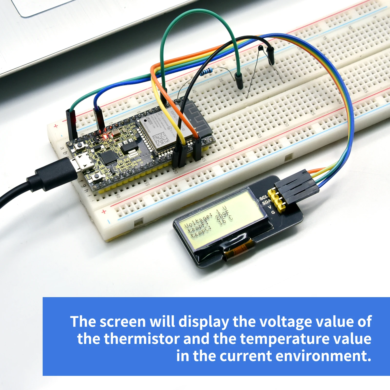 KEYESTUDIO ESP32 Basic Learning Kit Elektronische Komponenten Sensoren – Bild 3