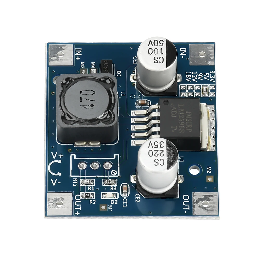 LM2596 Abwärtsmodul DC 3-40 V auf 3,3 V/5 V/9 V/12 V/18 V – Bild 3