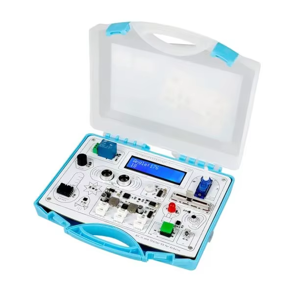 Elecrow Arduino All-in-One Starter-Kit für Arduino Common Board Design STEM-Kit mit 15 Sensoren und 21