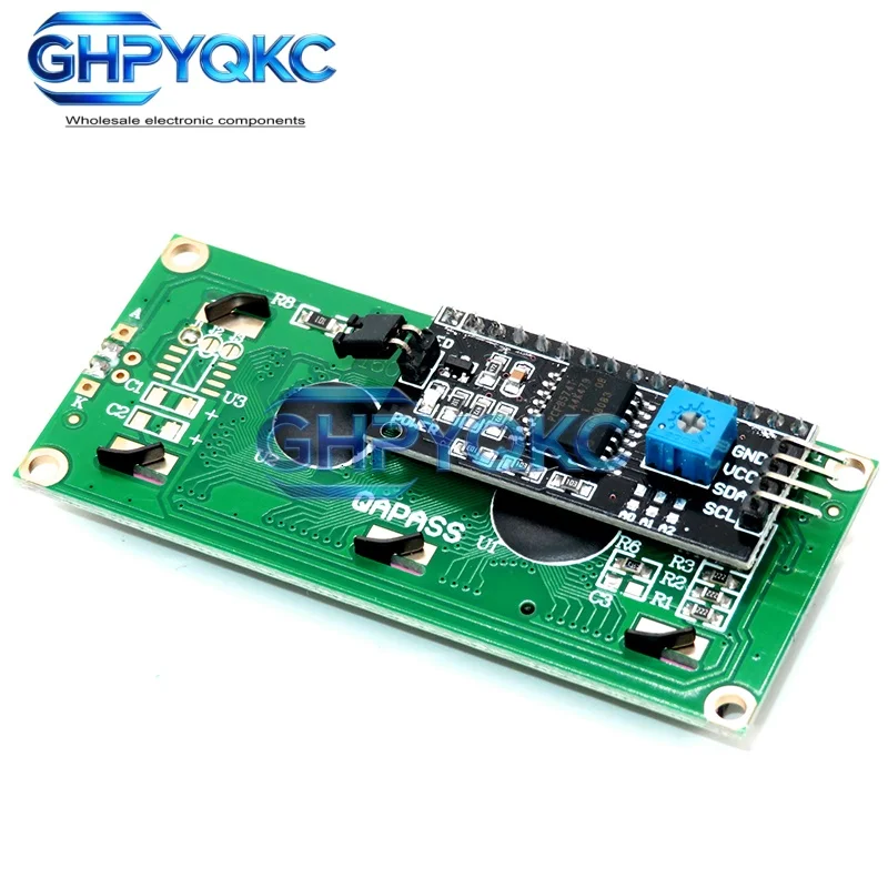 LCD1602 1602 LCD-Modul Blau / Gelbgrüner Bildschirm 16x2 Zeichen – Bild 5