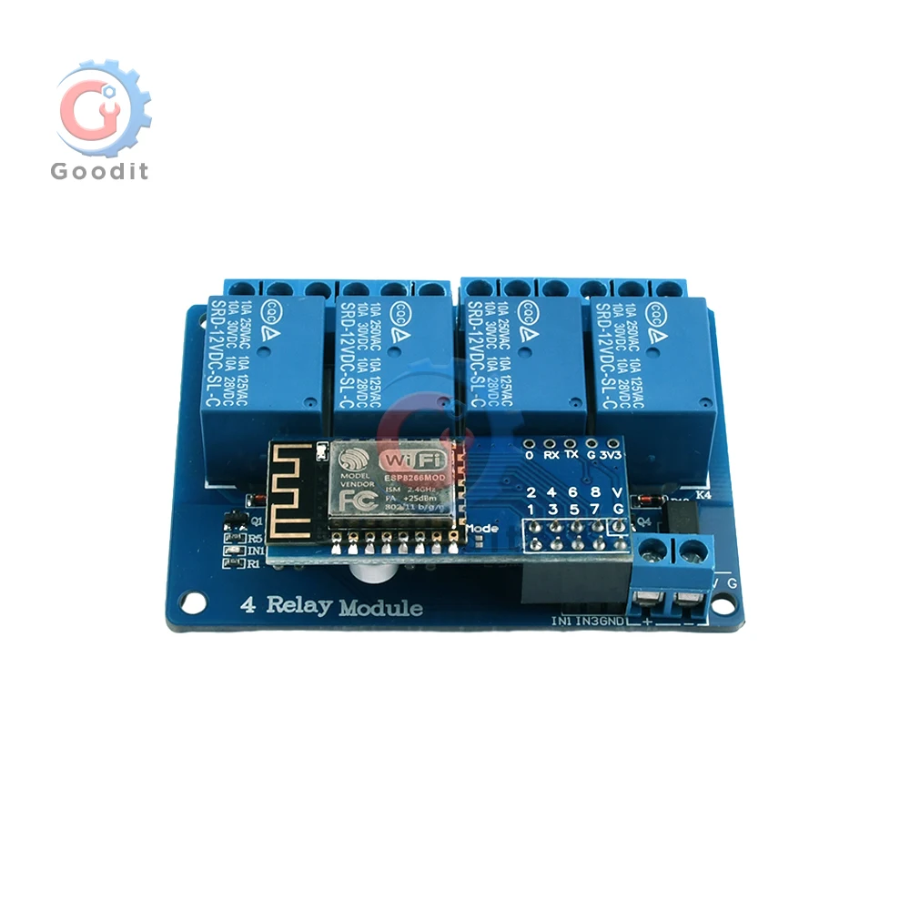 DC 5V 12V 4/8 Kanal Relaismodul High Low-Level-Trigger – Bild 6
