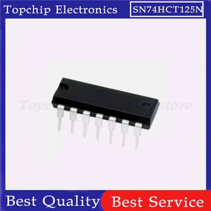 SN74HCT125N 74HCT125 74HCT125N SN74AHCT125N DIP-14 (10 Stück)