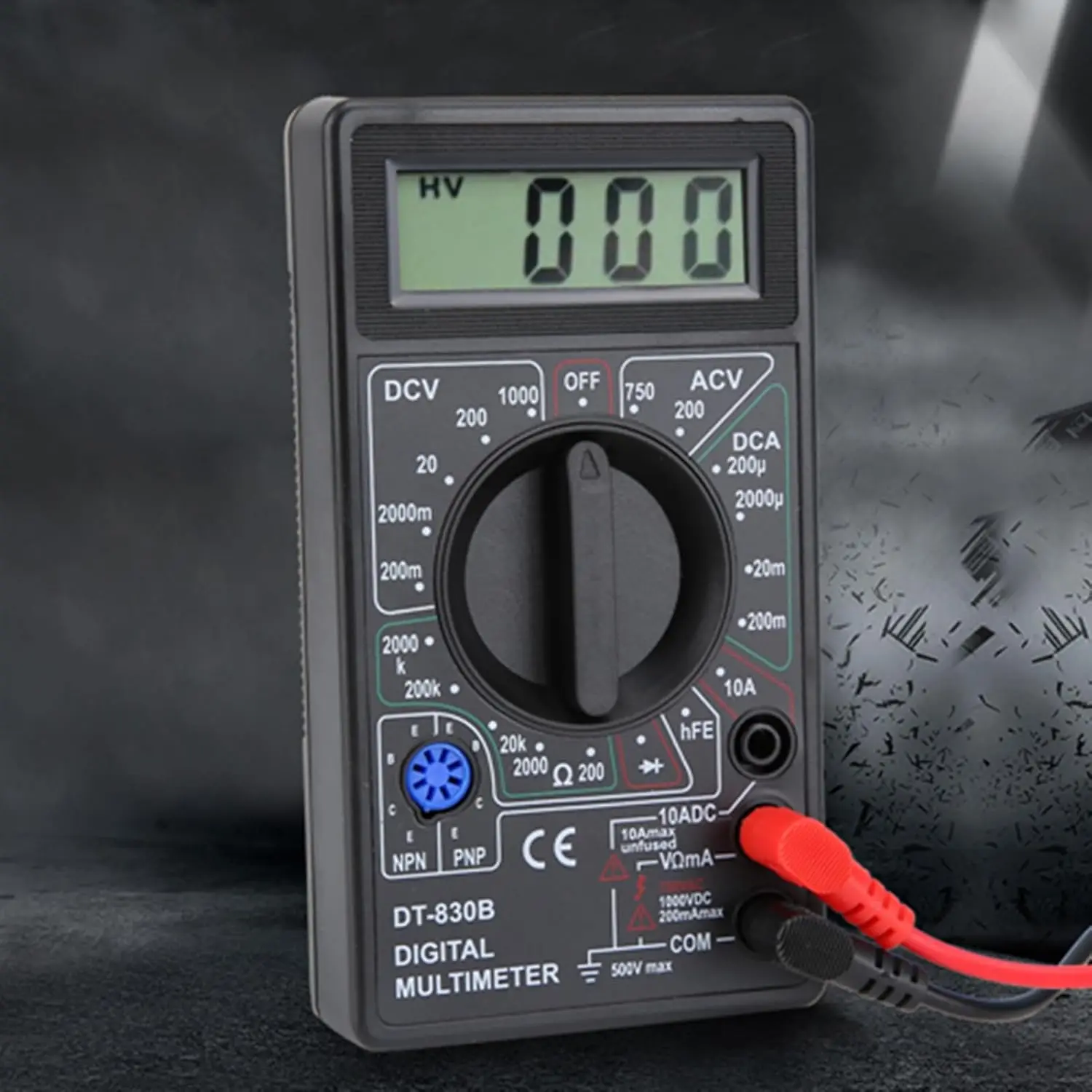 Digitalmultimeter, DT-830B Multifunktionales tragbares – Bild 2
