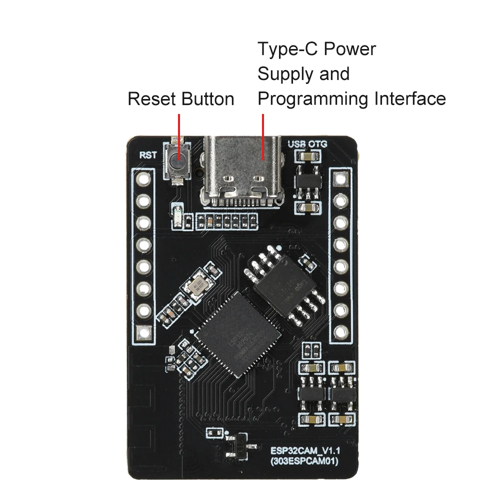 ESP32-S3-CAM WLAN- und Bluetooth-Entwicklungsboard, Visuelles – Bild 4