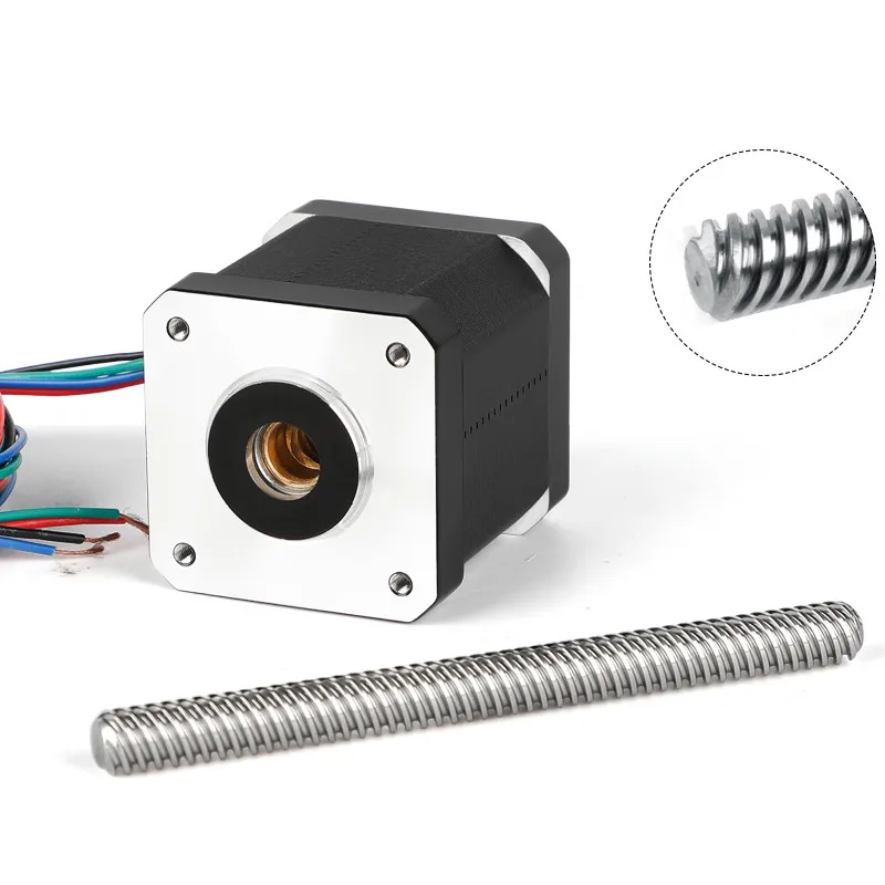 Nema 17 48mm nicht unverlierbarer Schrittmotor mit tr8 * 8 Leit – Bild 2