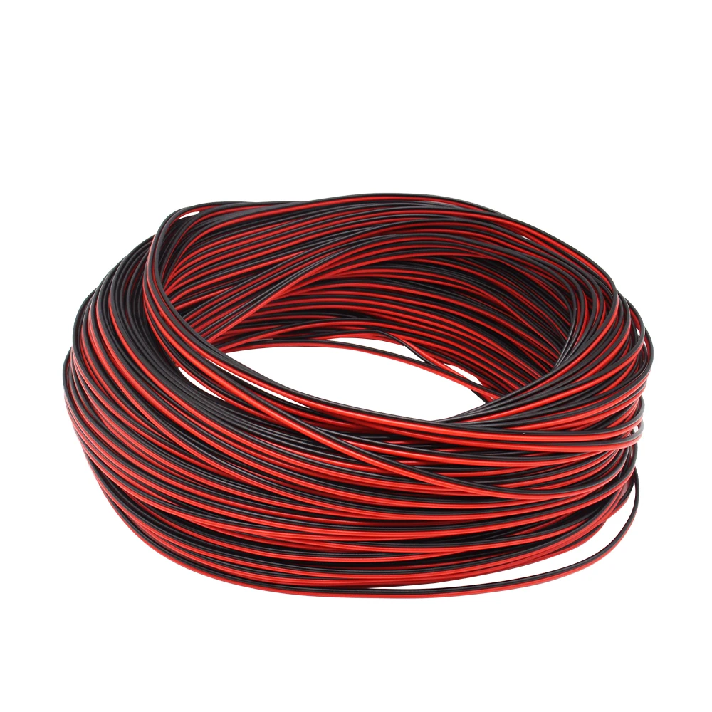 22AWG 2PIN Elektrokabel Rot Schwarz Kabel Verzinntes Kupfer PVC – Bild 2