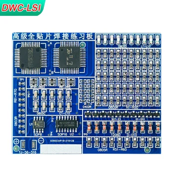 SMD/SMT Komponenten Löten Praxis Board Elektronische Projekt Kits DIY Löten Kit Geschicklichkeit Training
