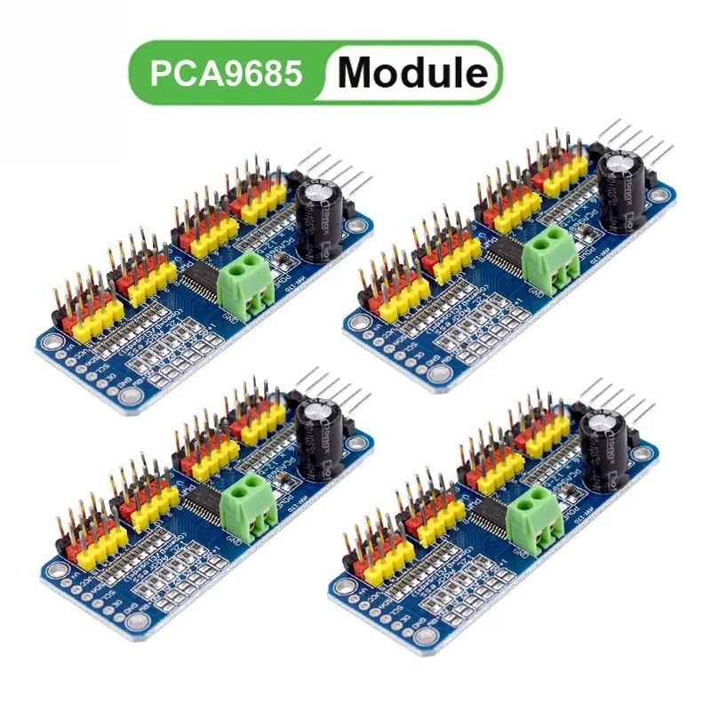 PCA9685 Roboter Controller IIC Schnittstelle 16 Kanal 12-Bit PWM Servo Motor Treiber Board für Arduino