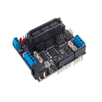 PS2 Joystick Shield Board 5-12 V mit 4 Kanälen Motoren und 8 Kanälen Servos Programmierbarer Roboter