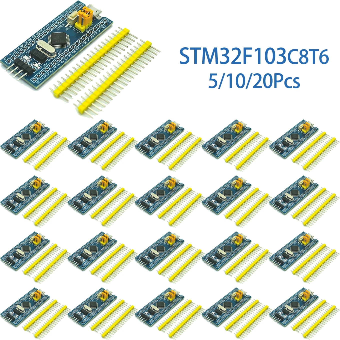 STM32F103C8T6 Kernmodul ARM STM32 Mikrocontroller Einchip-Systemplatine STM32 Entwicklungsplatine