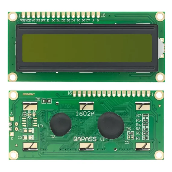 Lcd1602 lcd 5v modul blau/gelber bildschirm grüner bildschirm 16x2 – Bild 5