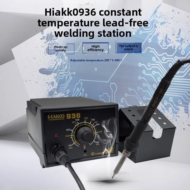 936 Lötstation, 60 W Lötkolben-Stations-Set mit 200-480 °C Temperatur – Bild 2