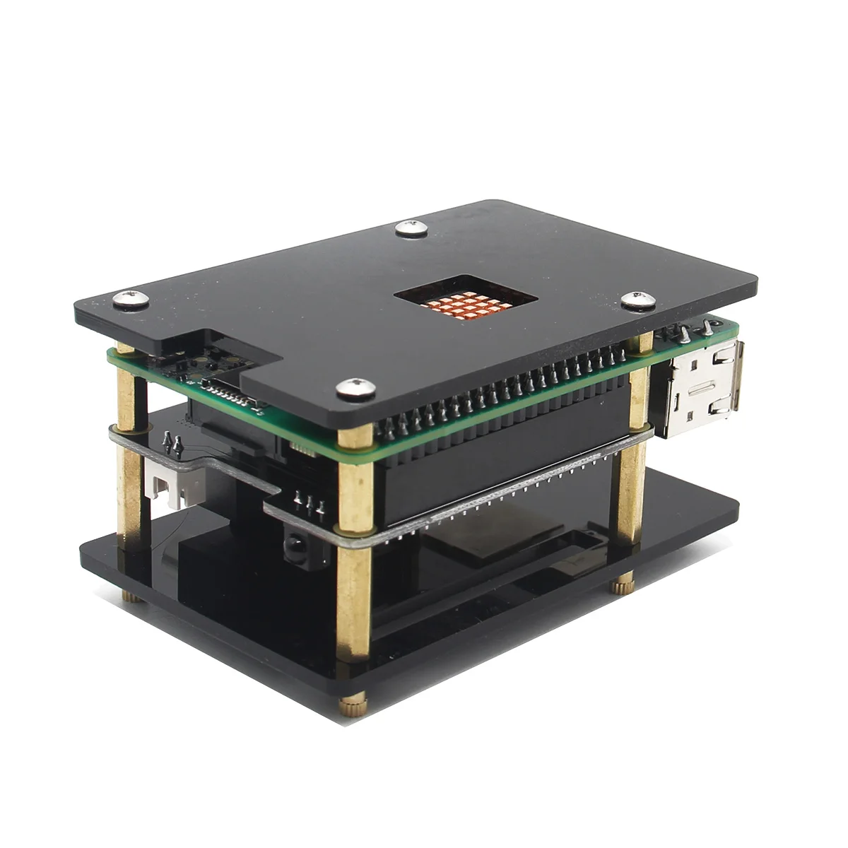 Raspberry Pi Universal-Acrylgehäuse stapelbar für Raspberry Pi 5 – Bild 4