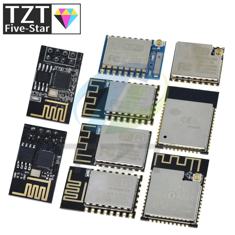 ESP8266 ESP-01 ESP-01S ESP-07 ESP-12E ESP-12F ESP-32 ESP-32S Serielles – Bild 2