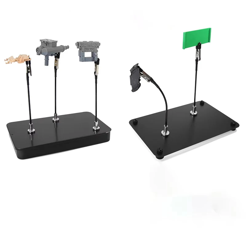 Löthilfe mit starker Magnetbasis, flexiblen Armen und PCB-Halter – Bild 6