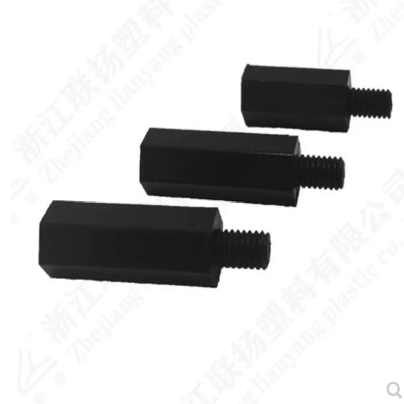 Nylon-Abstandshalter M2 M2,5 M3 M4*L+6, männlich zu weiblich – Bild 5