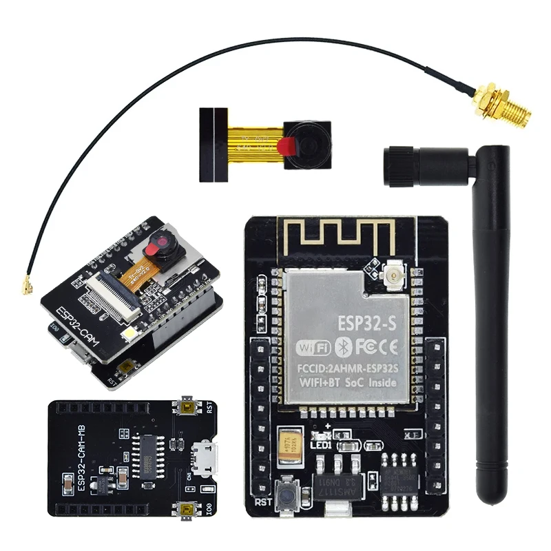 ESP32-CAM WLAN-Modul 2,4G Antenne ESP32 Seriell-zu-WLAN ESP32 CAM – Bild 2