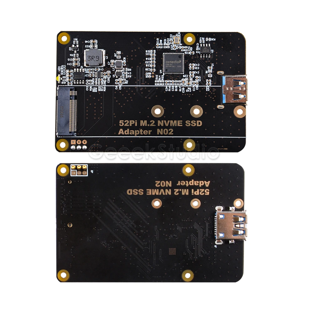 M.2 NVME SSD-Erweiterungsadapterplatine für Raspberry Pi 4 Modell B