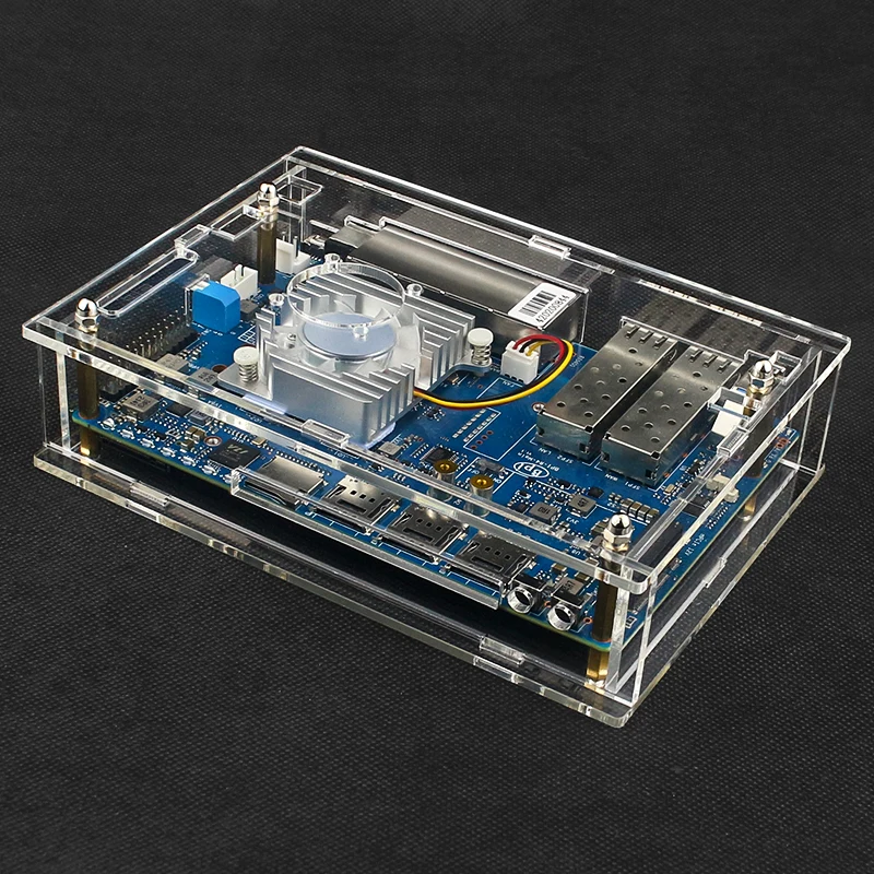Acryl fall für banane pi BPI-R4 transparente schale optional pwn – Bild 2