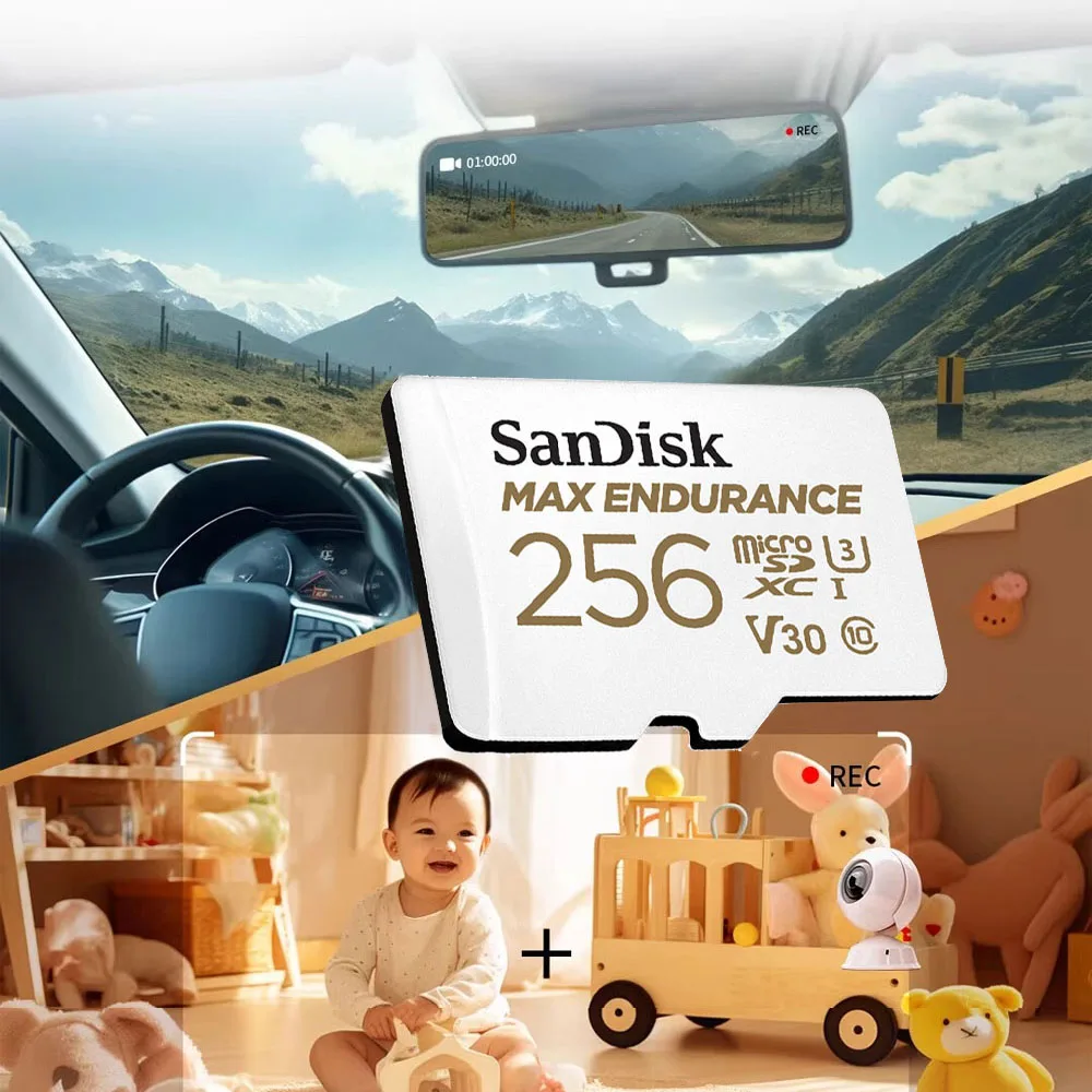 SanDisk MAX ENDURANCE MicroSD-Karte 32GB 64GB 128GB 256GB U3 4K Full – Bild 2