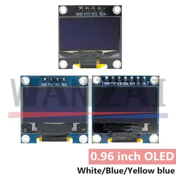 0,96" OLED SPI/IIC I2C weiß/blau/gelb blau 0,96 Zoll OLED Modul 128X64 OLED LCD LED Display Modul für ARDUINO