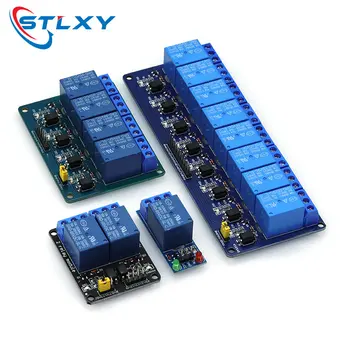 5V 12V 1 2 4 6 8 Kanal Relaismodul mit Optokoppler Relaisausgang 1 2 4 6 8 Wege Relaismodul für Arduino