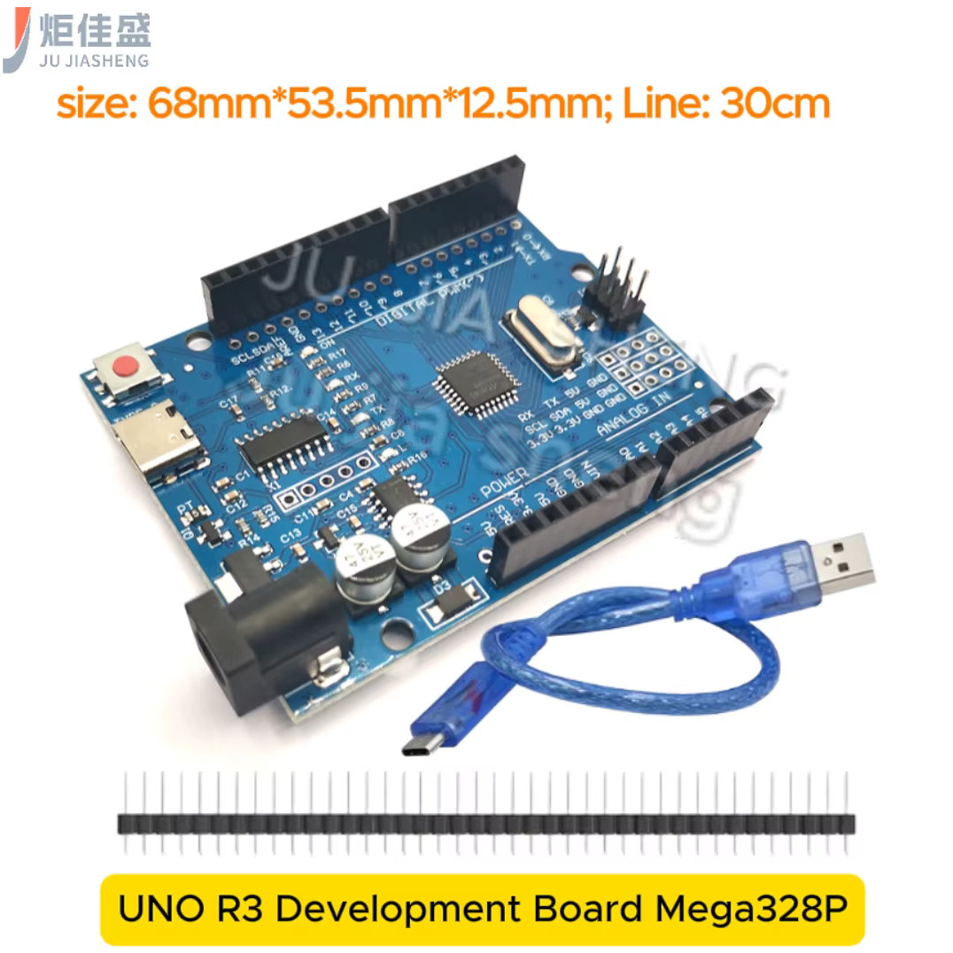 UNO R3 MEGA328P UNO R3 Entwicklungsboard + USB-Kabel ATMEGA328P-AU – Bild 4
