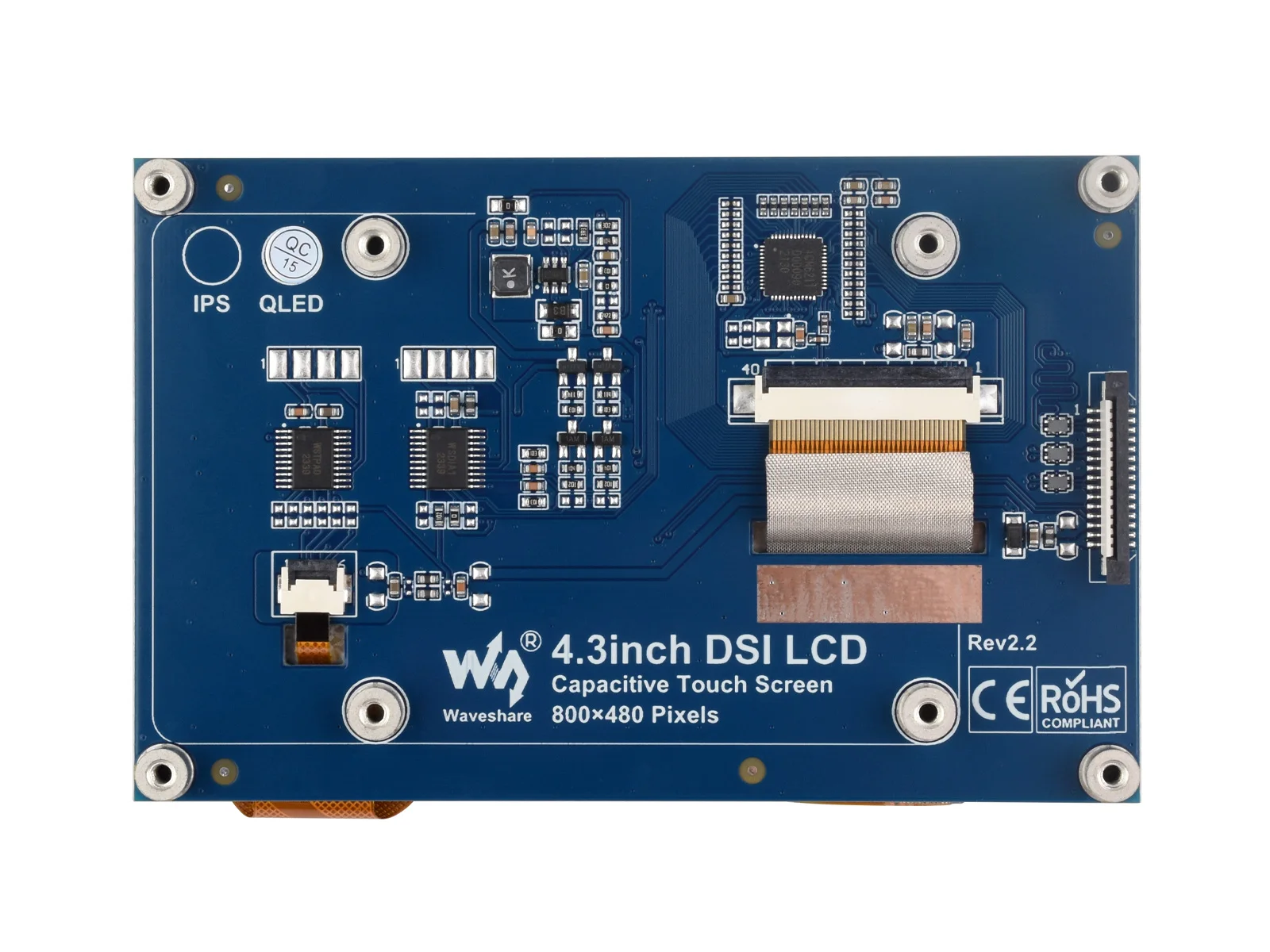 Waveshare 4,3 zoll Kapazitiven Touch Display für Raspberry Pi – Bild 4
