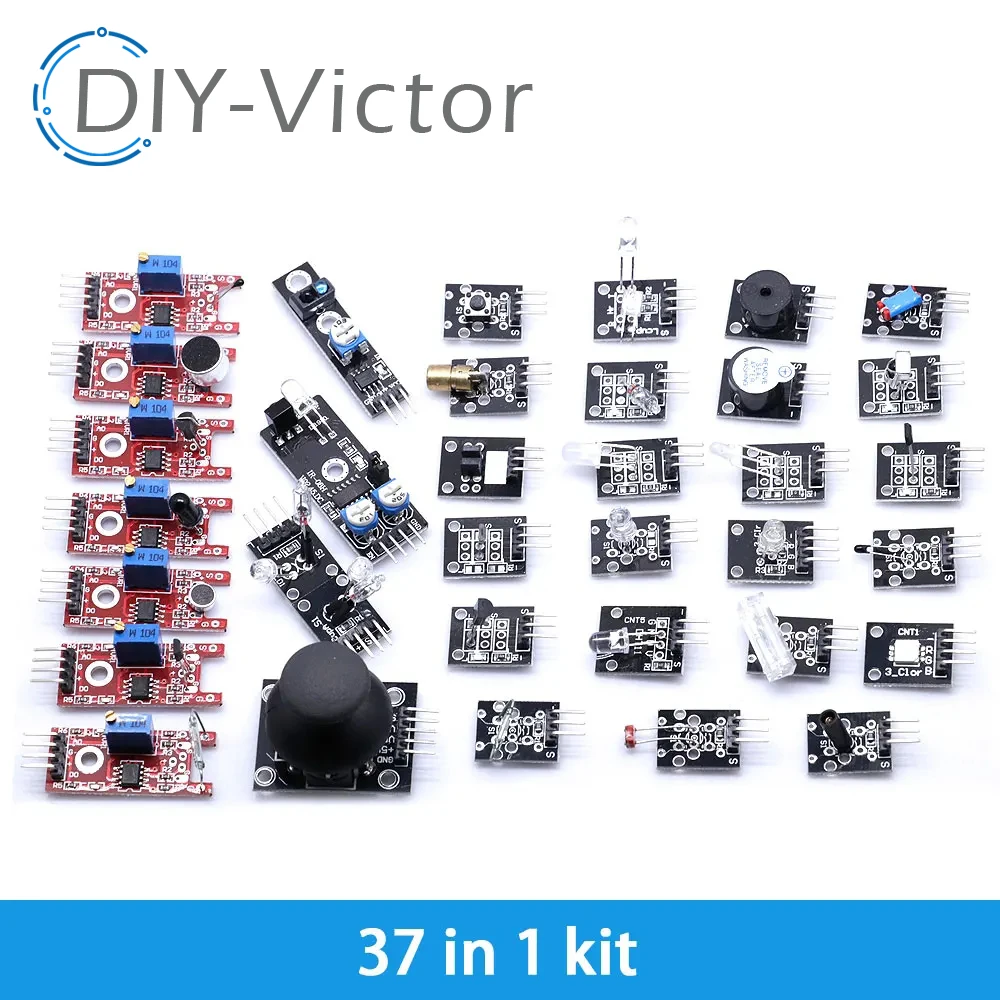 Arduino 45 in 1 Sensor module Starter Kit besser als 37 in1 Sensor Kit 37 in 1 Sensor Kit uno r3 mega2560