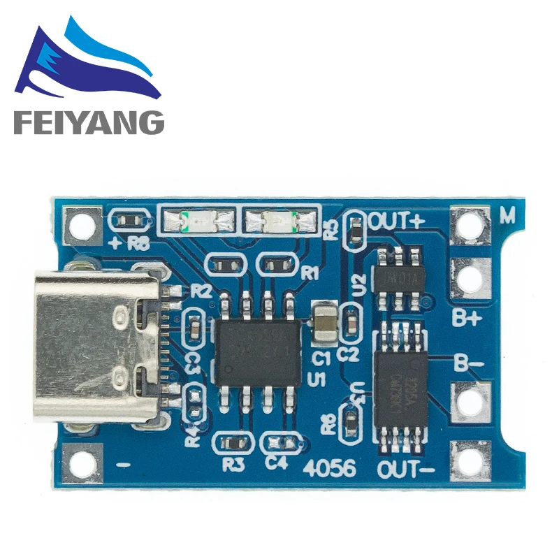 5V 1A Micro/Type-C/Mini 18650 TP4056 Lithium-Akku-Lademodul Ladeplatte – Bild 4