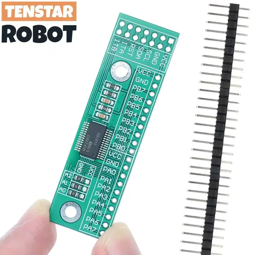 MCP23017 16bit I/O Expansion Board Modul Pin PCB IIC I2C Schnittstelle – Bild 4