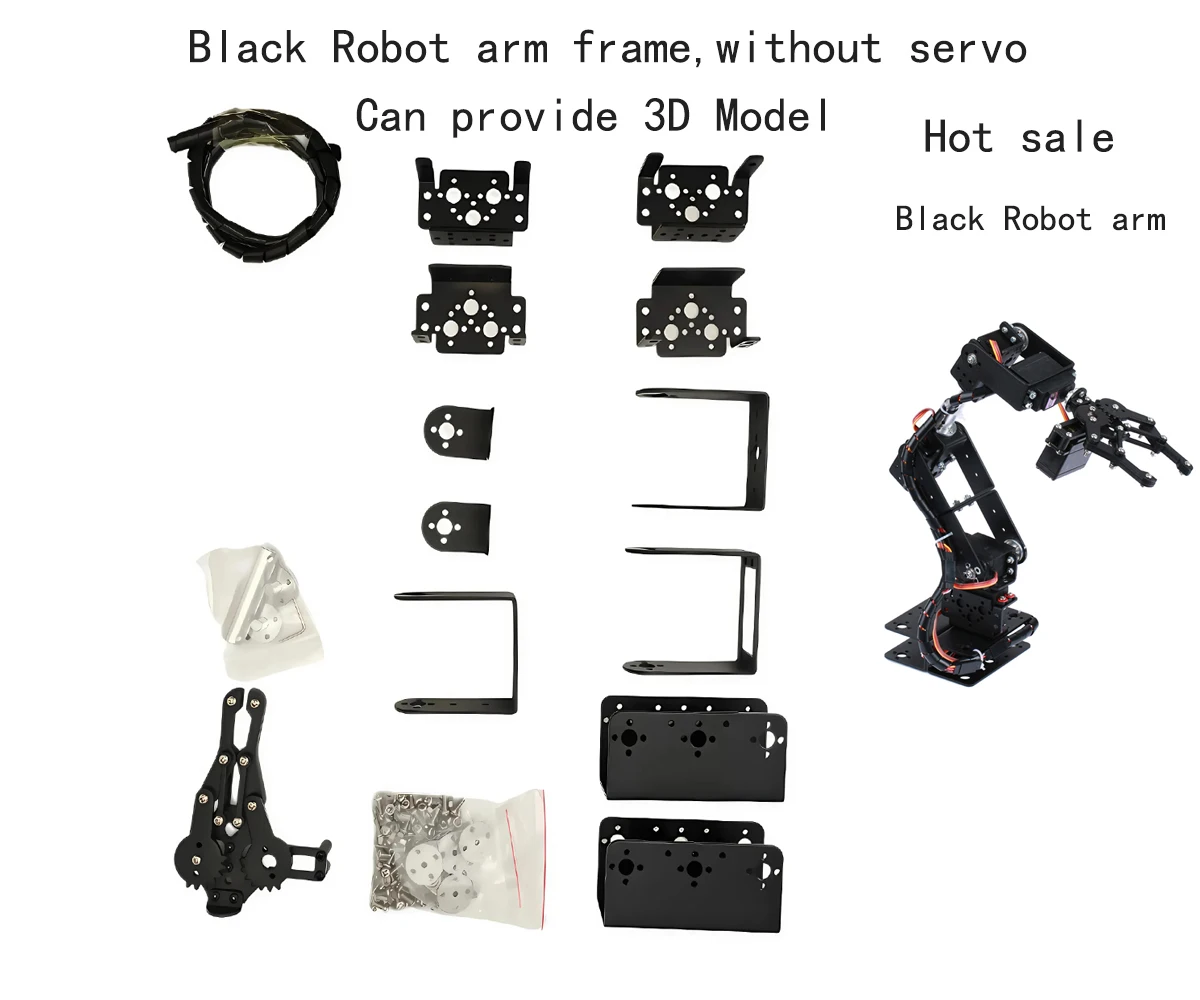 6 DOF Roboterarm-Bausatz, Multi-DOF-Roboter-Servo-Greifarm, Bildungs – Bild 5