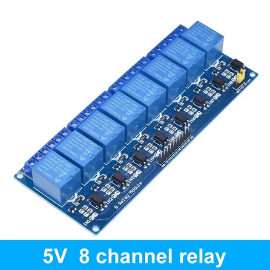 5V 12V 24V 1 2 4 6 8-Kanal-Relaismodul mit Optokoppler-Ausgängen 1 2 4 – Bild 3
