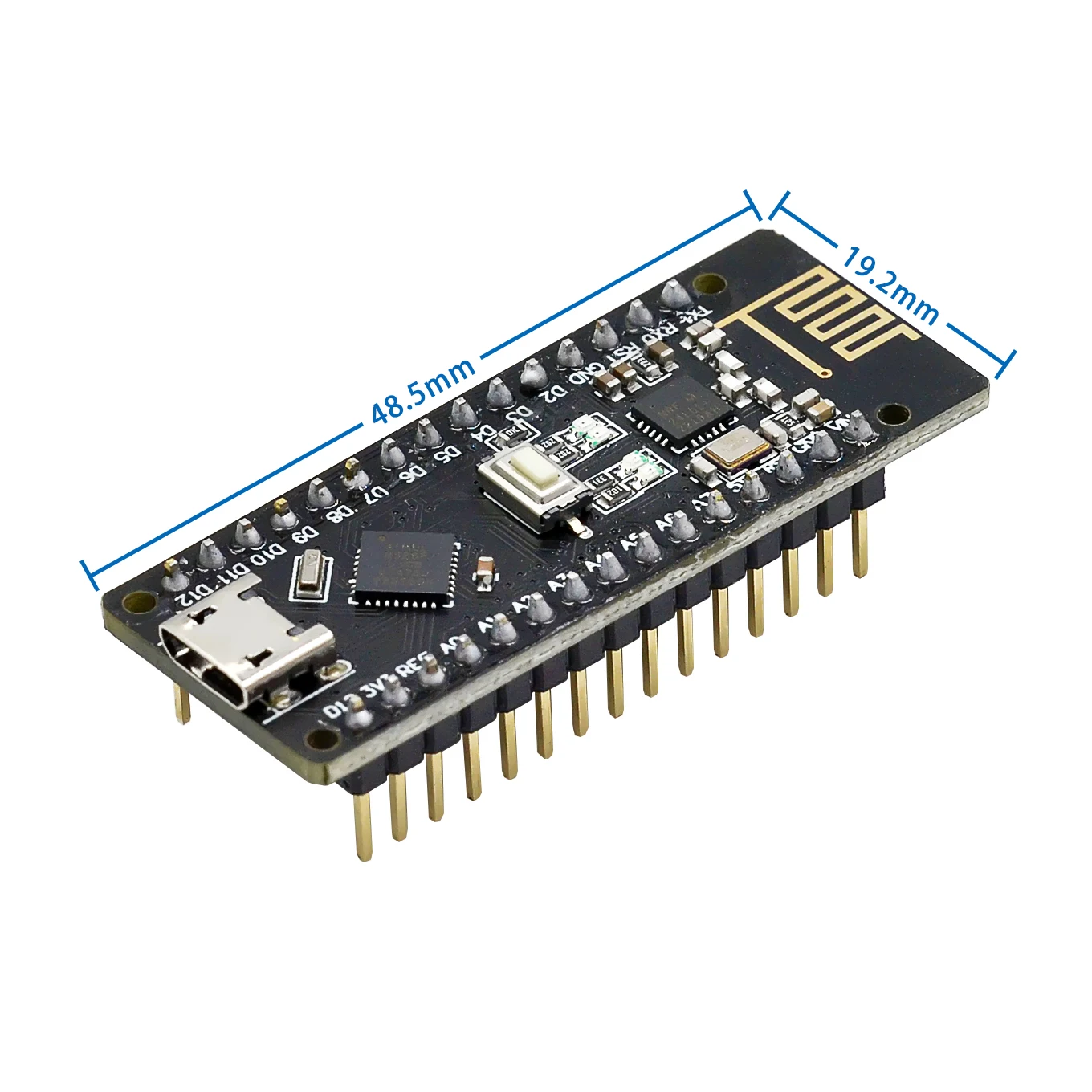 Rf-nano für arduino nano v3.0, micro usb nano board atmega328p qfn32 – Bild 2
