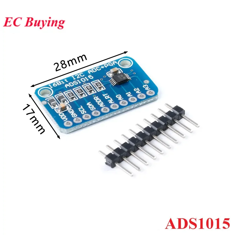 16 Bit I2C IIC ADS1115 ADS1015 ADS1118 Konverter Modul PCA9306 ADC – Bild 2