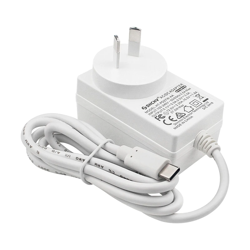Raspberry pi 5 pd 27w netzteil 5,1 v 5a usb typ c netzteil für eu us – Bild 5