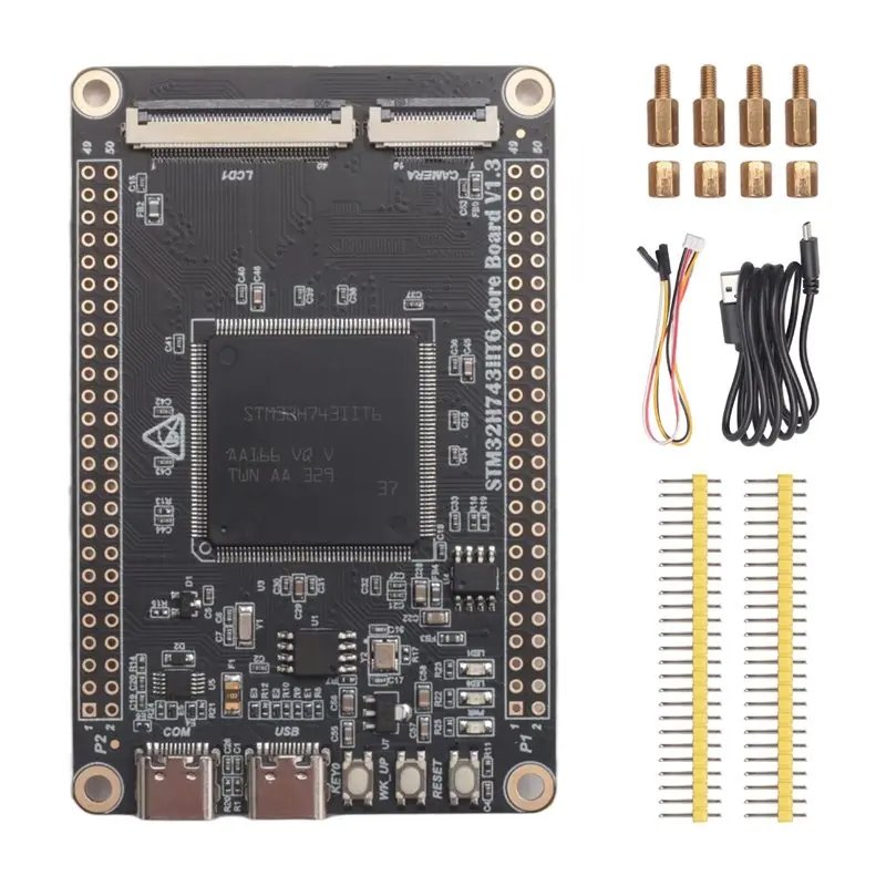 Einfach zu bedienendes STM32H7-Entwicklungssystemboard STM32H743IIT6 Core Board mit integriertem SDRAM